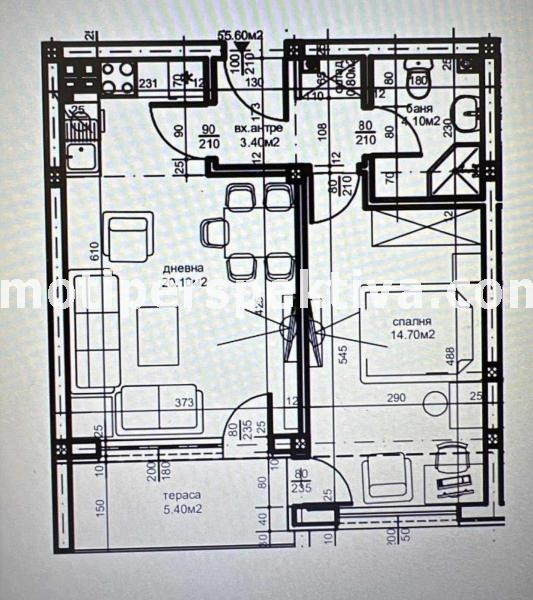 En venta  1 dormitorio Plovdiv , Kyuchuk Parizh , 60 metros cuadrados | 70694694