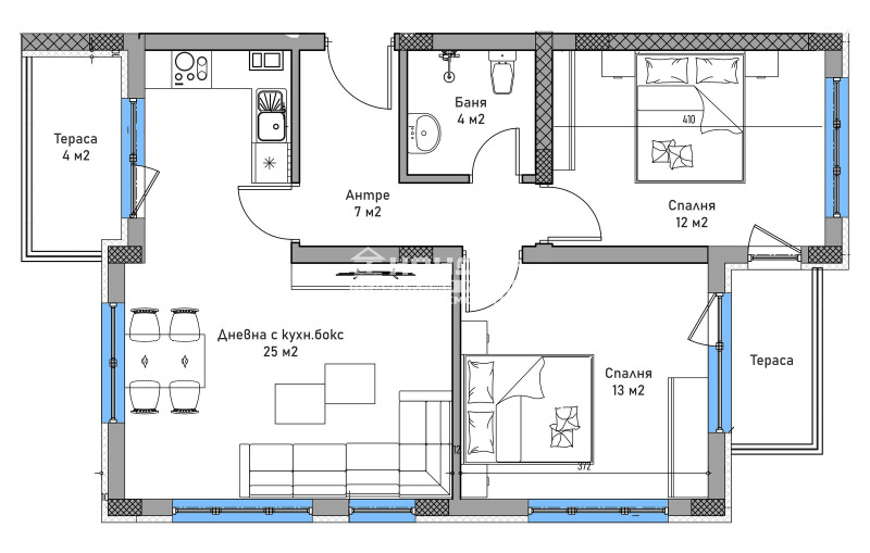 Продава 3-СТАЕН, гр. Пловдив, Въстанически, снимка 5 - Апартаменти - 52732959