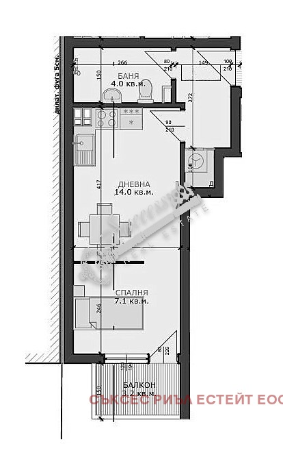 Продава 2-СТАЕН, гр. Варна, Колхозен пазар, снимка 4 - Апартаменти - 52172704