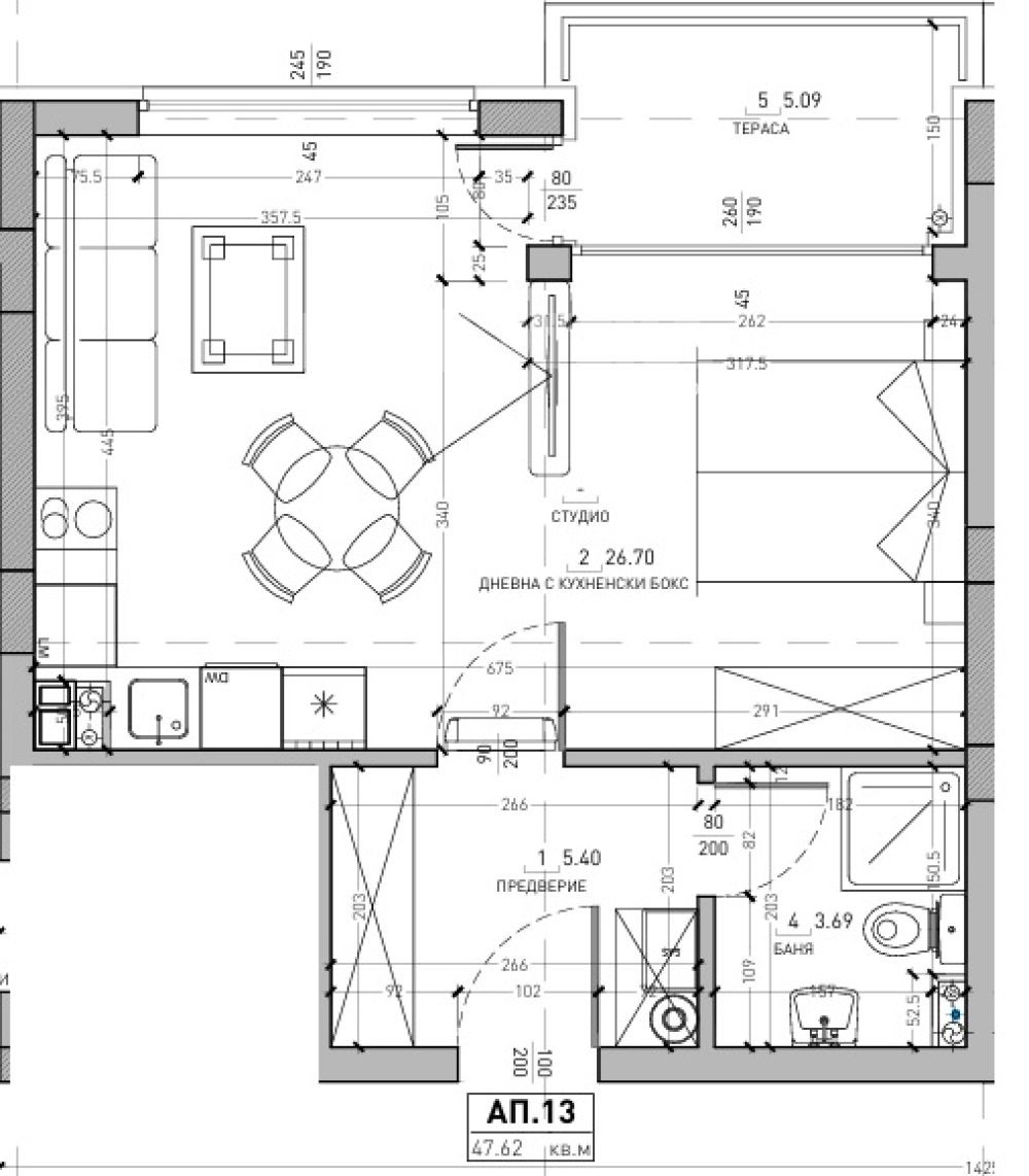Продава 2-СТАЕН, гр. София, Малинова долина, снимка 2 - Апартаменти - 54363805