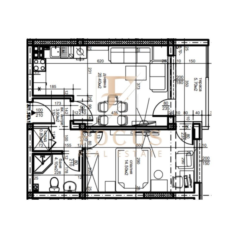 Till salu  1 sovrum Plovdiv , Jujen , 65 kvm | 24514218 - bild [2]