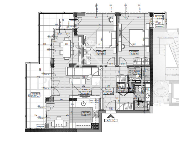 Satılık  2 yatak odası Sofia , Manastirski livadi , 119 metrekare | 63977923 - görüntü [8]