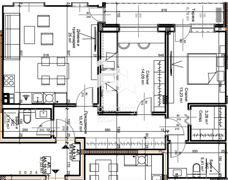 Zu verkaufen  2 Schlafzimmer Plowdiw , Ostromila , 117 qm | 43609721 - Bild [6]