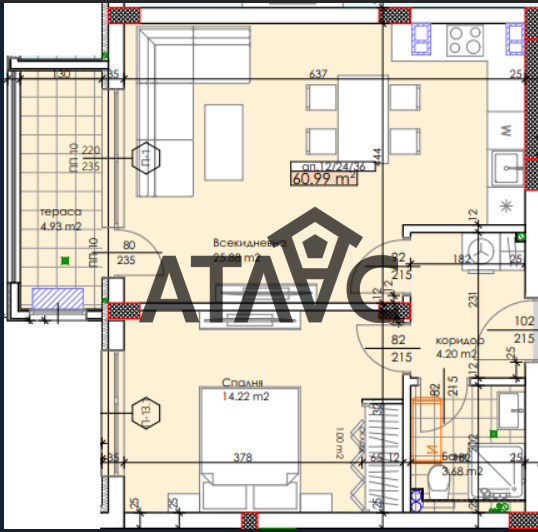 Продава 2-СТАЕН, гр. Пловдив, Тракия, снимка 2 - Апартаменти - 52576129