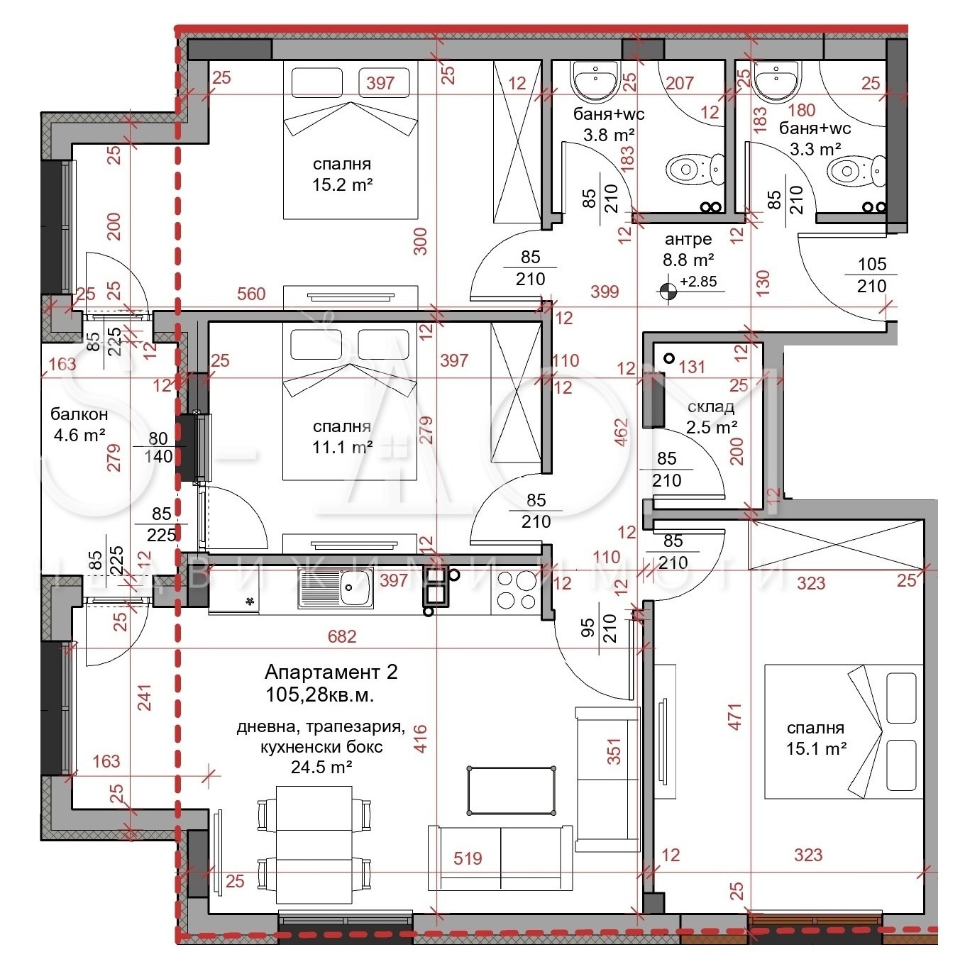 Продава 4-СТАЕН, гр. Стара Загора, Център, снимка 2 - Апартаменти - 55525626