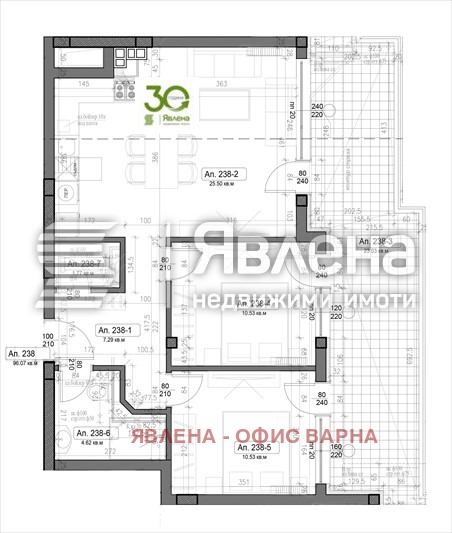 Продаја  2 спаваће собе Варна , Вазраждане 1 , 117 м2 | 81676863 - слика [3]