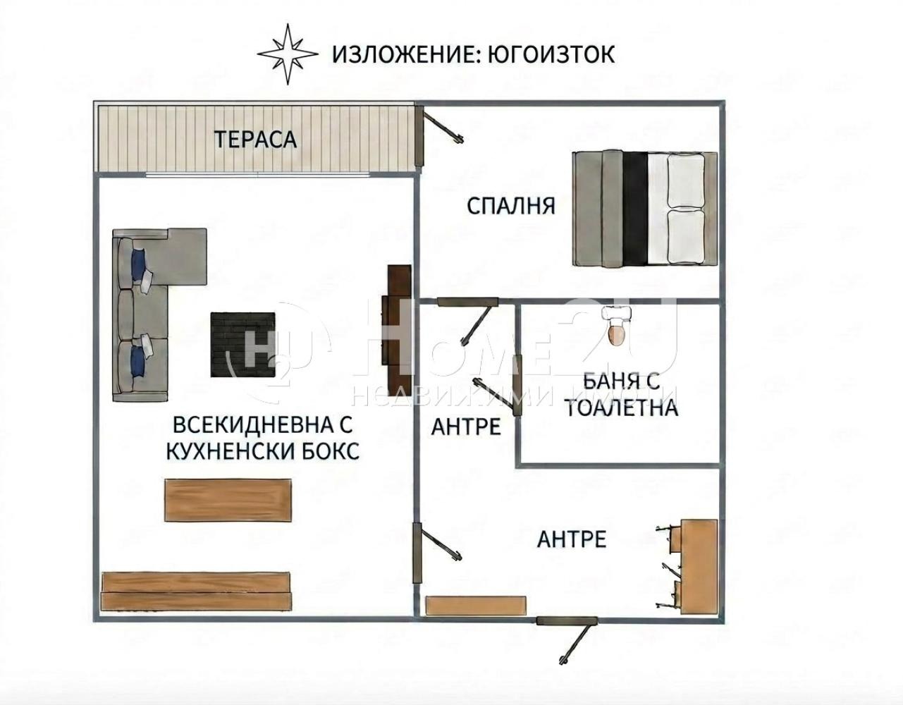 Продава 2-СТАЕН, гр. София, Дружба 2, снимка 6 - Апартаменти - 53704289