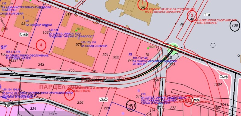 Продава ПАРЦЕЛ в град София, Летище София - 1750 кв.м / 615 000 € » 1 202 835.45 лв., ПАРЦЕЛ 2000