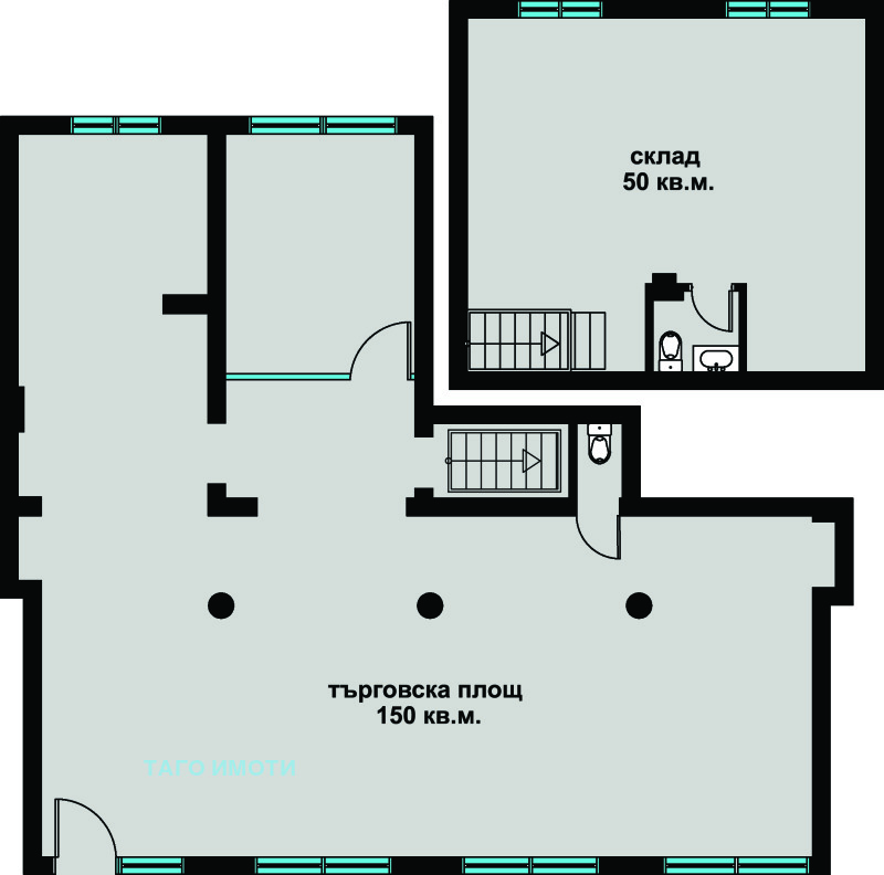 Myytävänä  Myymälä Sofia , Tsentar , 200 neliömetriä | 54785945 - kuva [3]