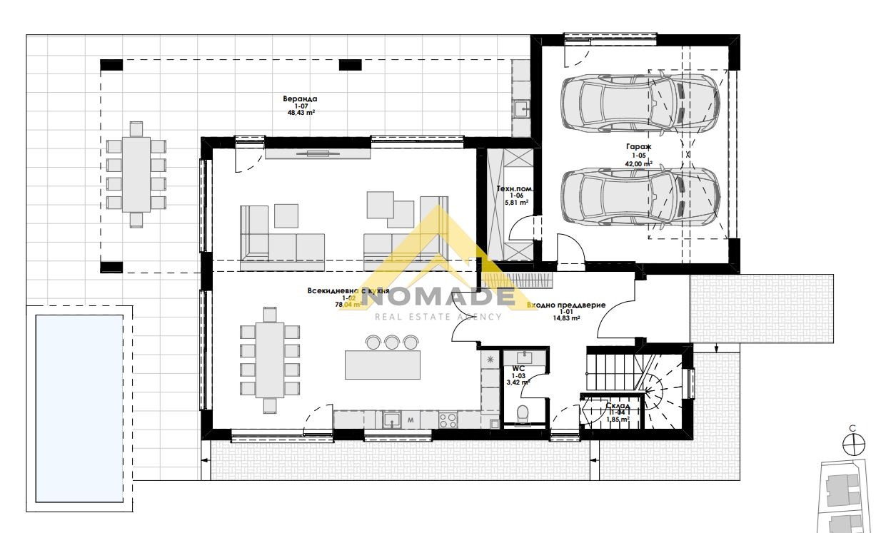 Продава КЪЩА, с. Марково, област Пловдив, снимка 4 - Къщи - 50003541