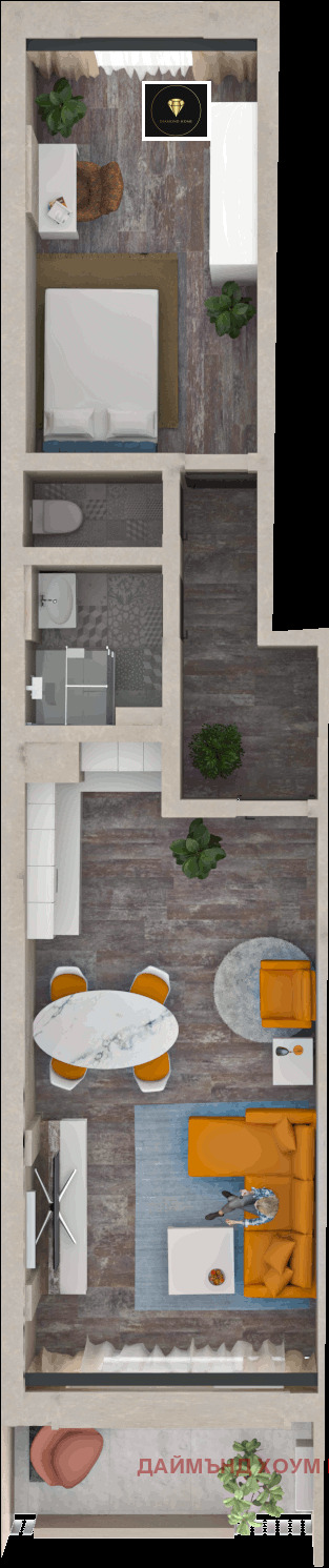 À venda  1 quarto Plovdiv , Hristo Smirnenski , 74 m² | 30703652 - imagem [10]