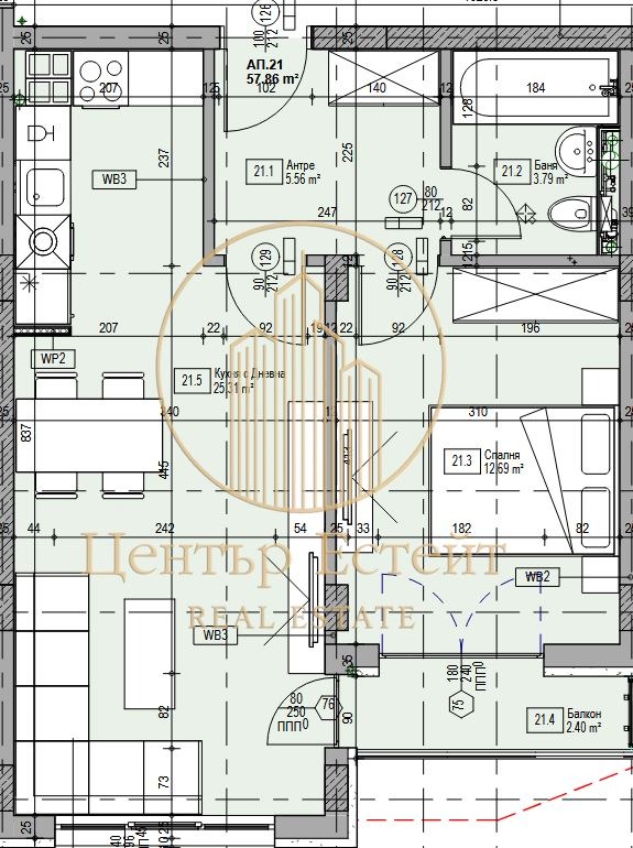 Продава  2-стаен град Плевен , Широк център , 72 кв.м | 29837485 - изображение [6]