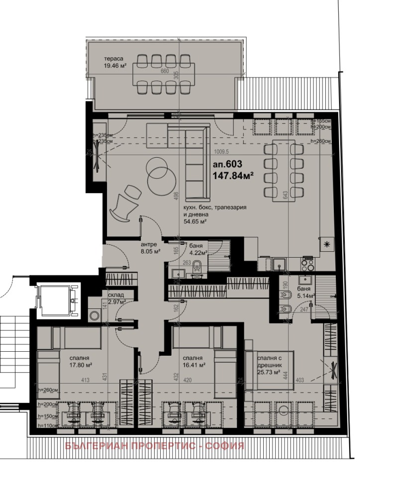 Продава  4-стаен град София , Зона Б-5 , 176 кв.м | 87992357 - изображение [2]