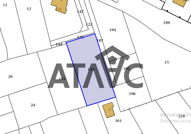 À venda  Trama região Plovdiv , Hrabrino , 1387 m² | 12434371