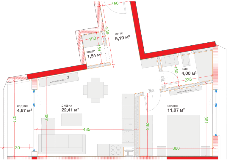 Продава 2-СТАЕН, гр. Варна, Трошево, снимка 2 - Aпартаменти - 47325535