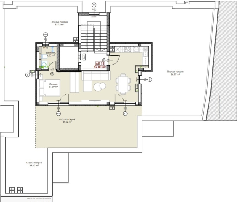 Till salu  1 sovrum Plovdiv , Mladejki Halm , 59 kvm | 90114710 - bild [2]