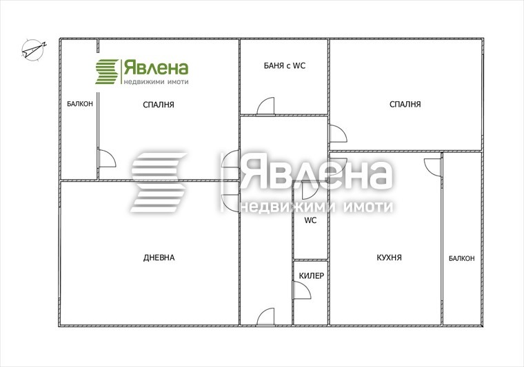 Продава 3-СТАЕН, гр. София, Света Троица, снимка 2 - Aпартаменти - 49380495