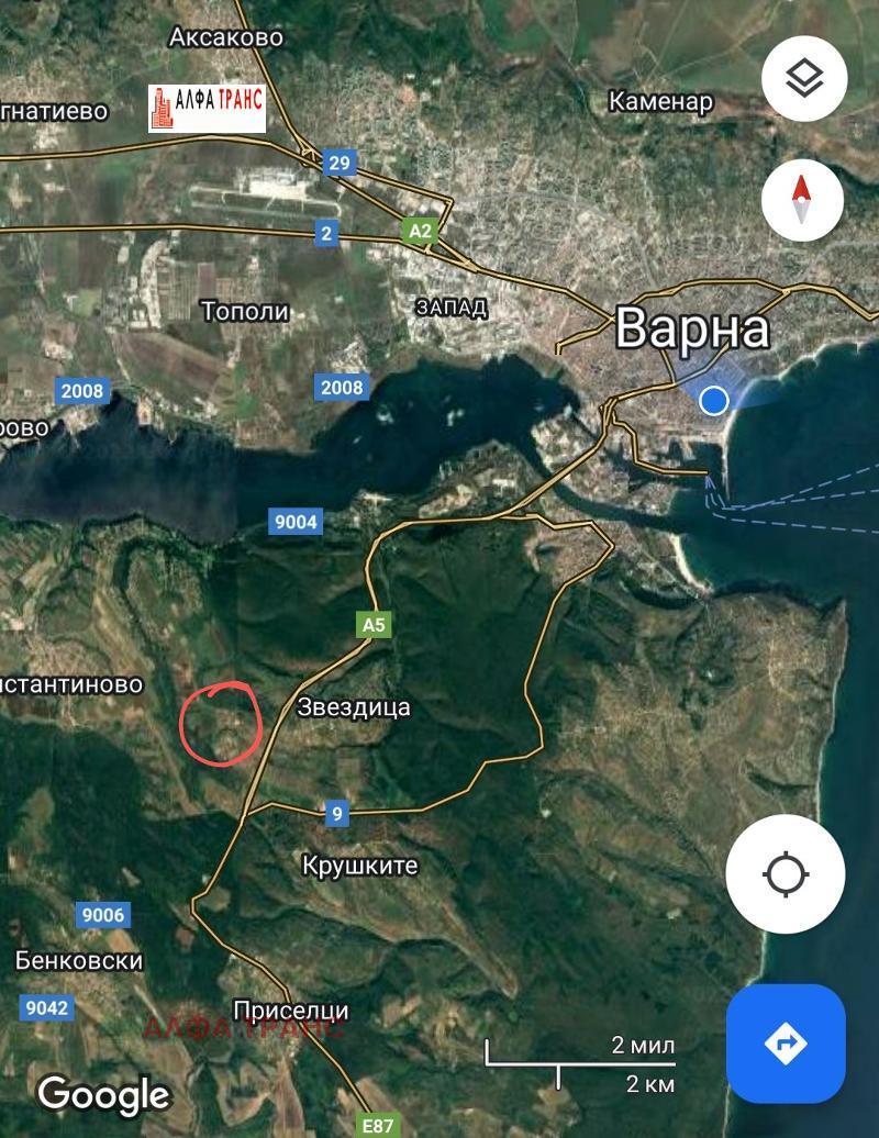 Продава ПАРЦЕЛ, гр. Варна, с. Звездица, снимка 2 - Парцели - 38092154