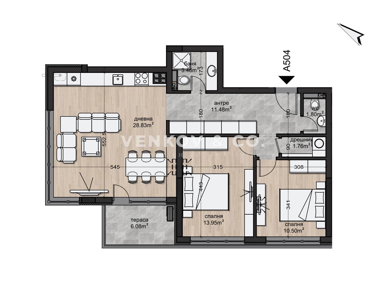 Продава 3-СТАЕН, гр. София, Овча купел, снимка 2 - Апартаменти - 53692678