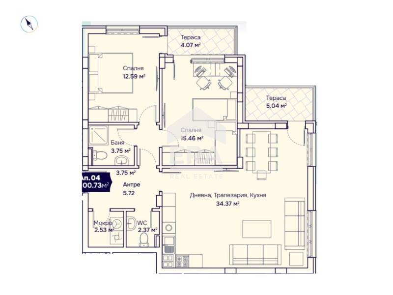 À venda  2 quartos Sofia , Boiana , 111 m² | 27947345 - imagem [7]