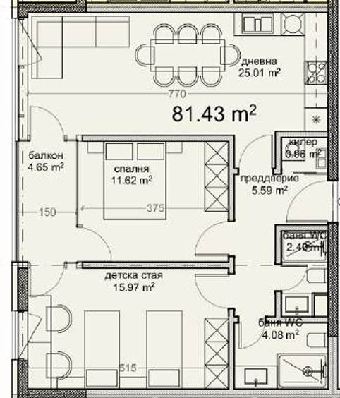 Продава 3-СТАЕН, гр. Варна, Владислав Варненчик 1, снимка 3 - Апартаменти - 53897603