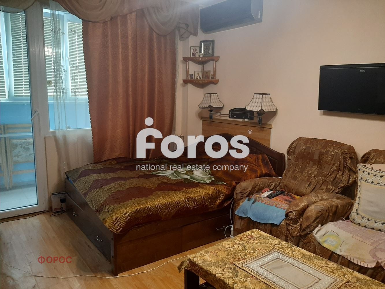 Продава 1-СТАЕН, гр. Бургас, Славейков, снимка 2 - Апартаменти - 55296760