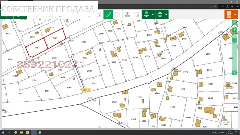 Продава ПАРЦЕЛ, гр. Варна, м-т Боровец - север, снимка 6 - Парцели - 53106341