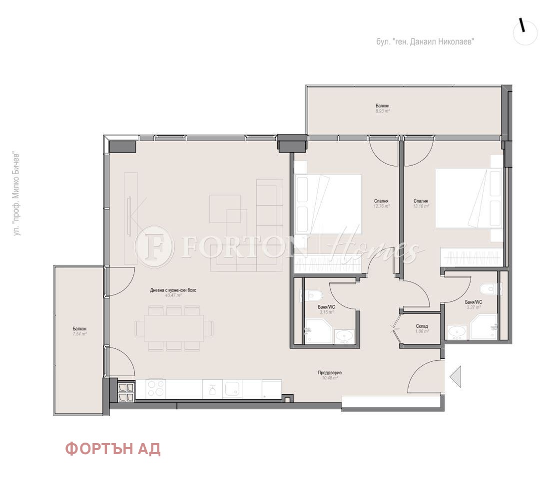 Продава 3-СТАЕН, гр. София, Оборище, снимка 2 - Апартаменти - 55727203