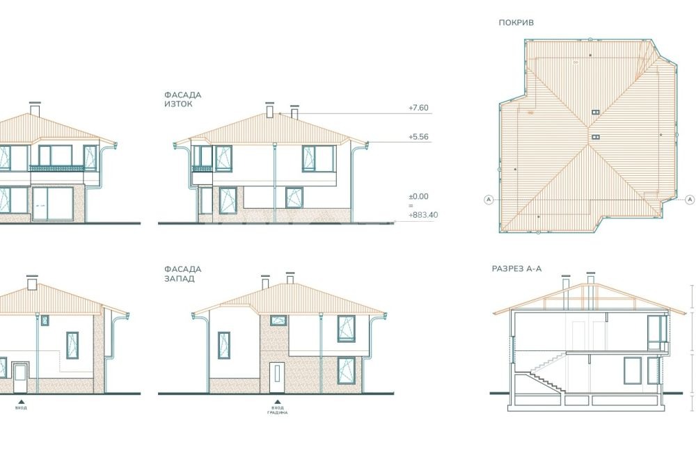 Продава КЪЩА, гр. София, с. Бистрица, снимка 5 - Къщи - 54993956