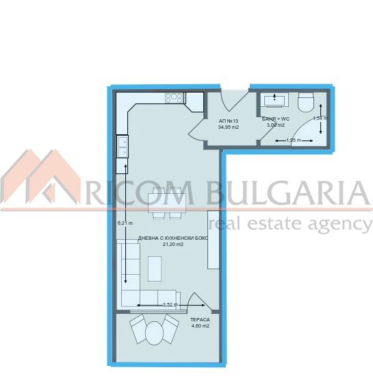 Продава 1-СТАЕН, гр. Варна, Виница, снимка 7 - Aпартаменти - 48599804