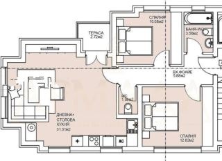 Te koop  2 slaapkamers Plovdiv , Belomorski , 98 m² | 84973583 - afbeelding [2]