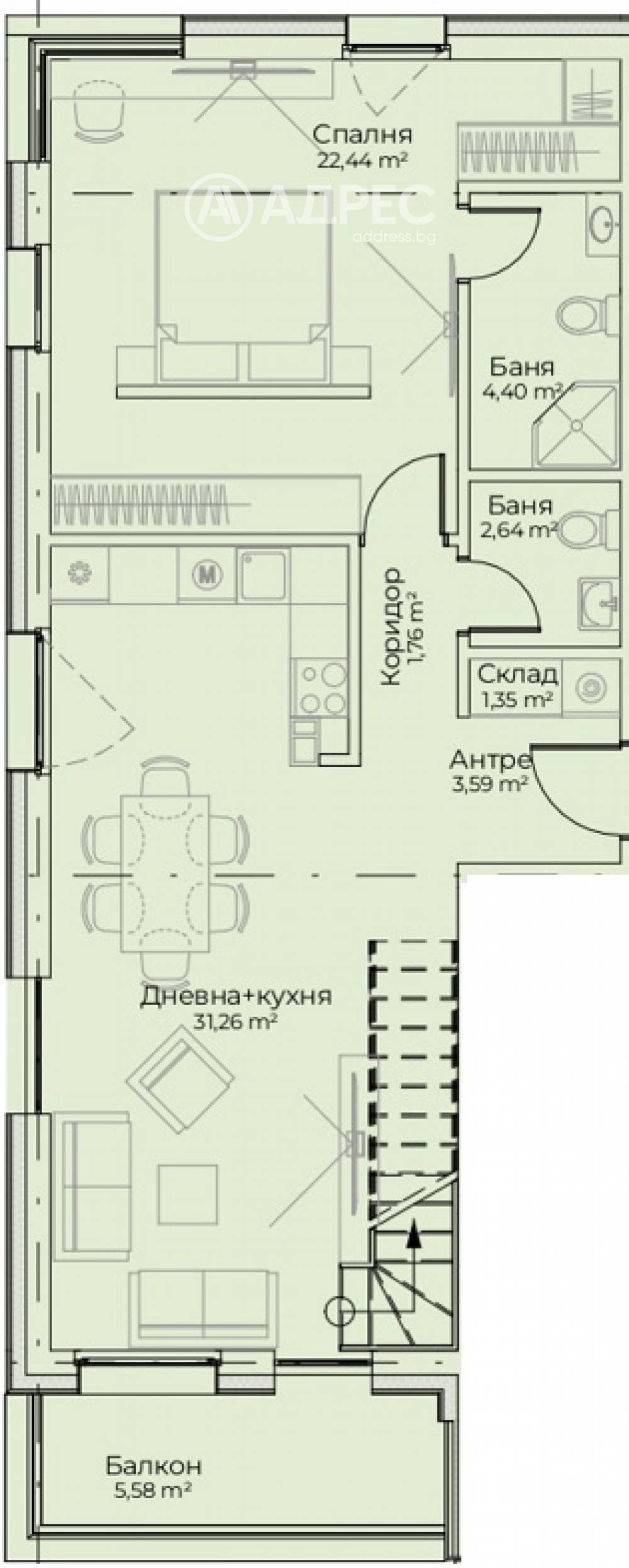 Продава МНОГОСТАЕН, гр. София, Симеоново, снимка 4 - Апартаменти - 54503527