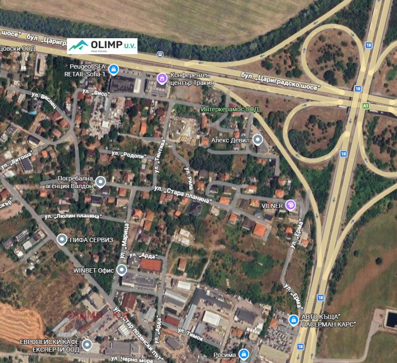 Продава ПАРЦЕЛ в град София, в.з.Врана - Лозен - 1408 кв.м / 20 000 € » 39 116.60 лв., ОЛИМП - ЮВ