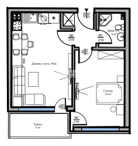 1 bedroom Vastanicheski, Plovdiv 3