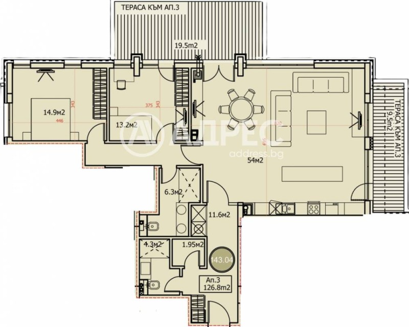 Продава МНОГОСТАЕН, гр. София, Драгалевци, снимка 4 - Апартаменти - 53526208