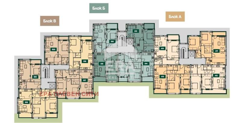 Satılık  Stüdyo Pleven , Mara Dençeva , 40 metrekare | 96009708 - görüntü [6]