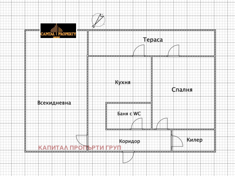 Na sprzedaż  1 sypialnia Sofia , Mladost 2 , 65 mkw | 47644441