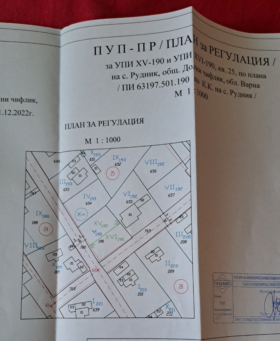 Продава ПАРЦЕЛ, с. Рудник, област Варна, снимка 4 - Парцели - 54564452