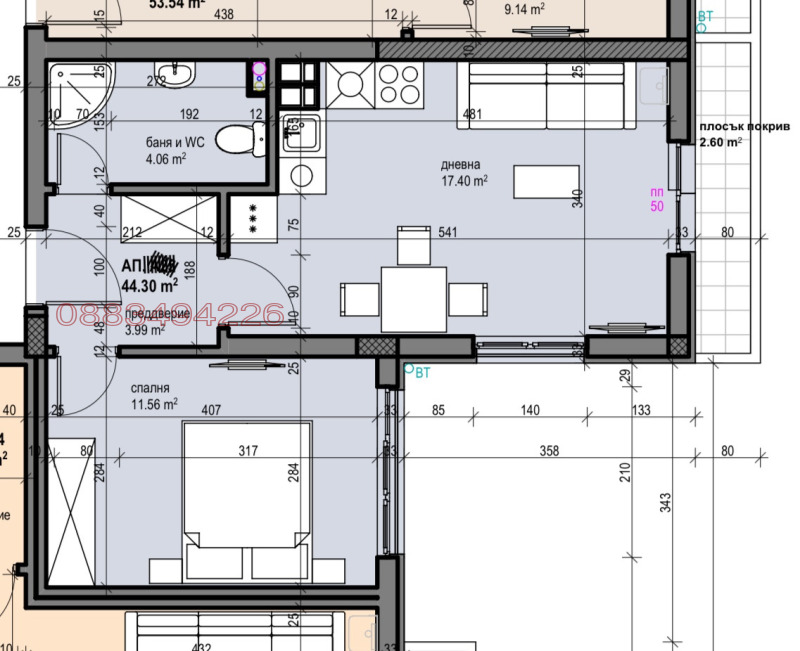 Продава 2-СТАЕН, гр. София, Малинова долина, снимка 13 - Aпартаменти - 47868125