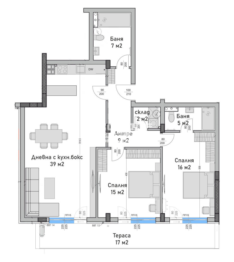 Продава 3-СТАЕН, гр. Пловдив, Христо Смирненски, снимка 2 - Апартаменти - 51805814