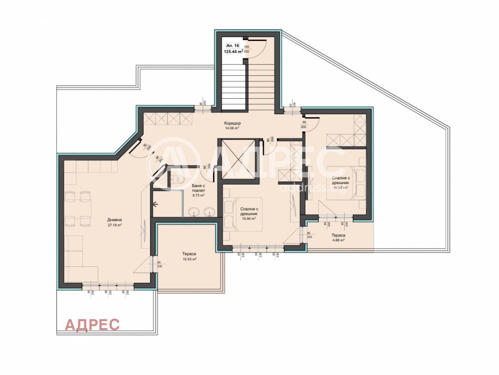 Продава 3-СТАЕН, гр. Варна, Аспарухово, снимка 2 - Апартаменти - 54330857