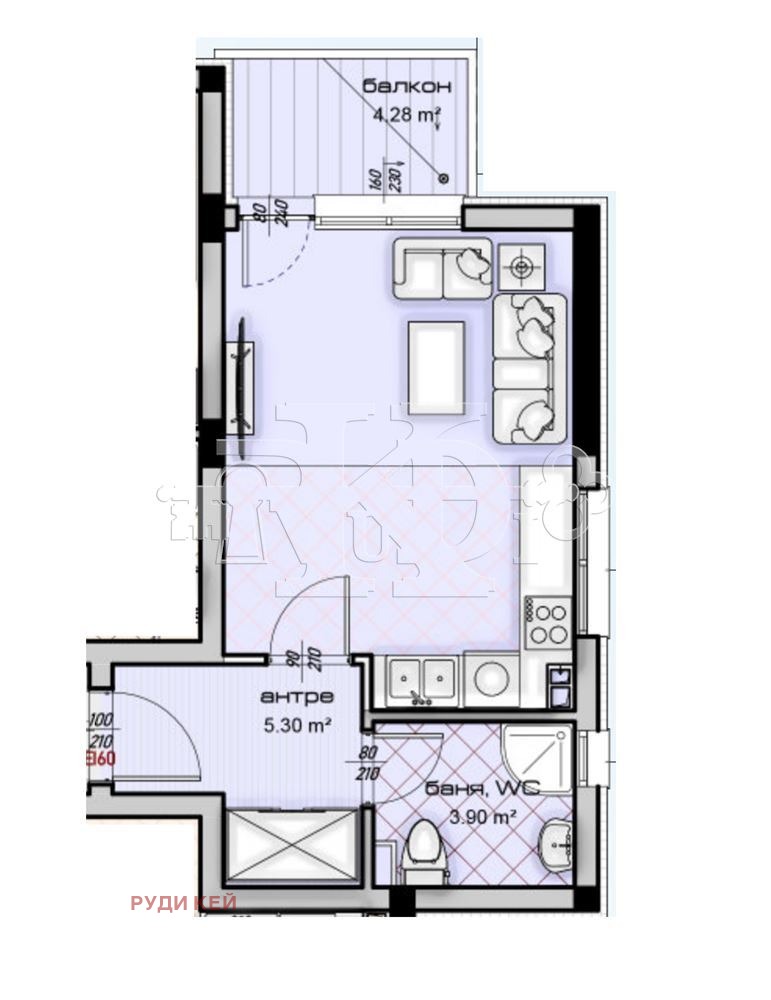 Продава 1-СТАЕН, гр. Варна, Кайсиева градина, снимка 1 - Aпартаменти - 49431897