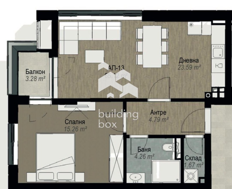 For Sale  1 bedroom Sofia , Vitosha , 79 sq.m | 26059570 - image [7]