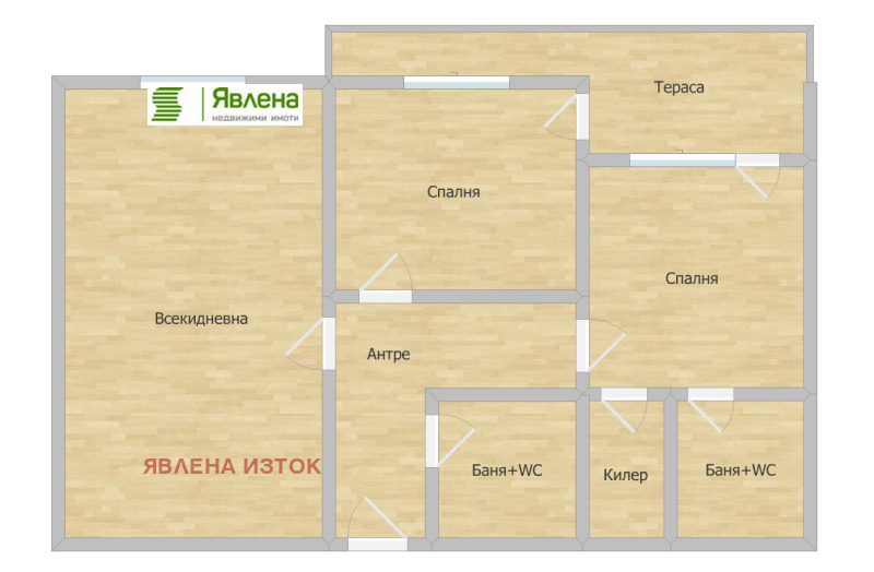 À venda  2 quartos Sofia , m-t Detski grad , 107 m² | 26688369 - imagem [12]