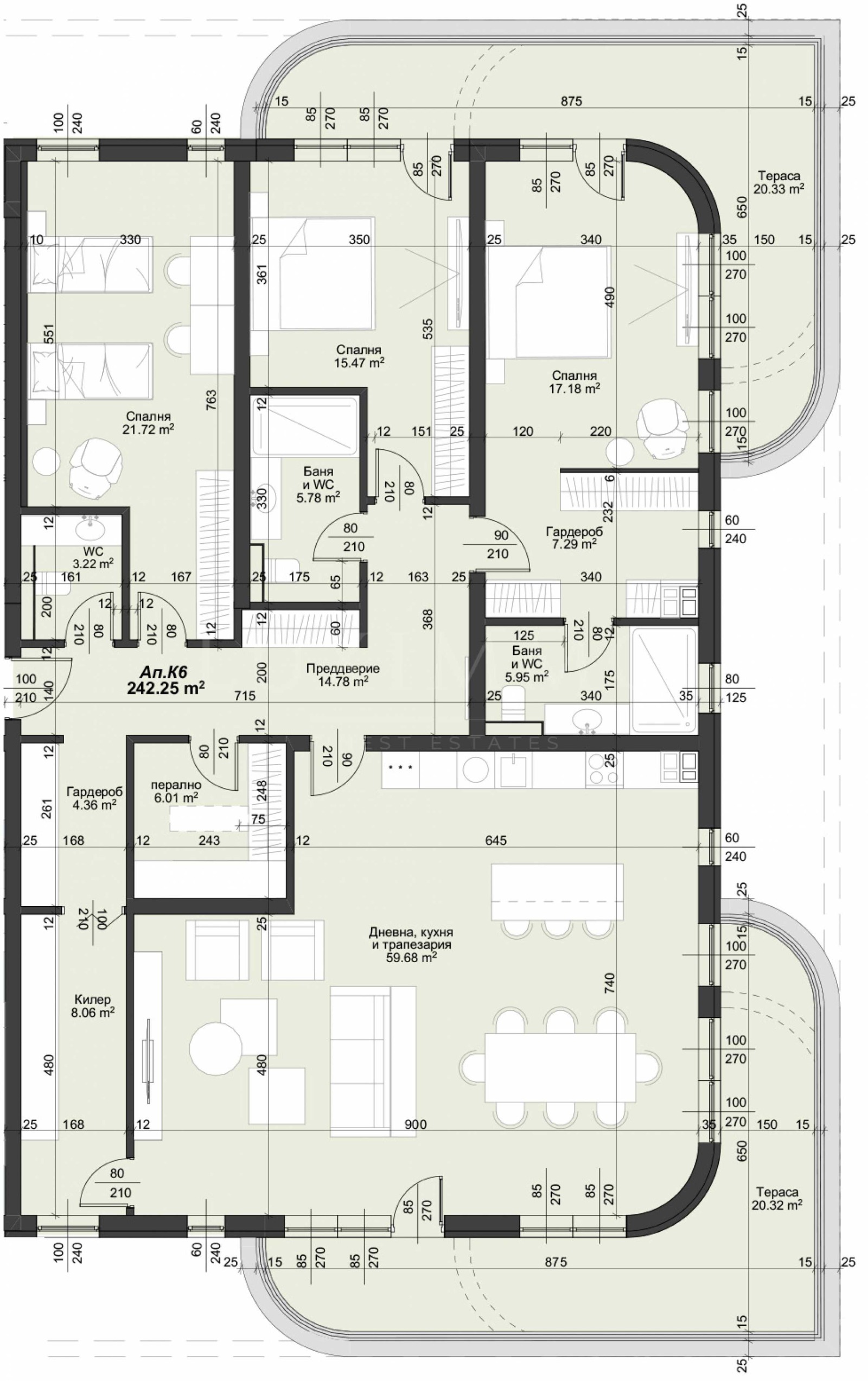 Продава 4-СТАЕН, гр. Пловдив, Тракия, снимка 7 - Апартаменти - 54256343