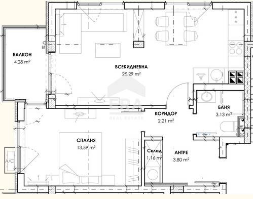 Продава 2-СТАЕН, гр. Пловдив, Христо Смирненски, снимка 4 - Aпартаменти - 48009205