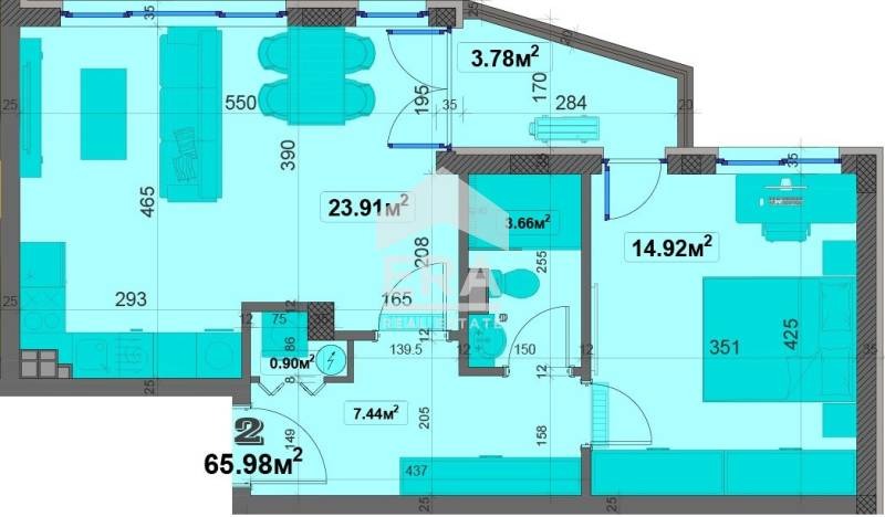 Продава 2-СТАЕН, гр. София, Овча купел, снимка 2 - Aпартаменти - 49300581