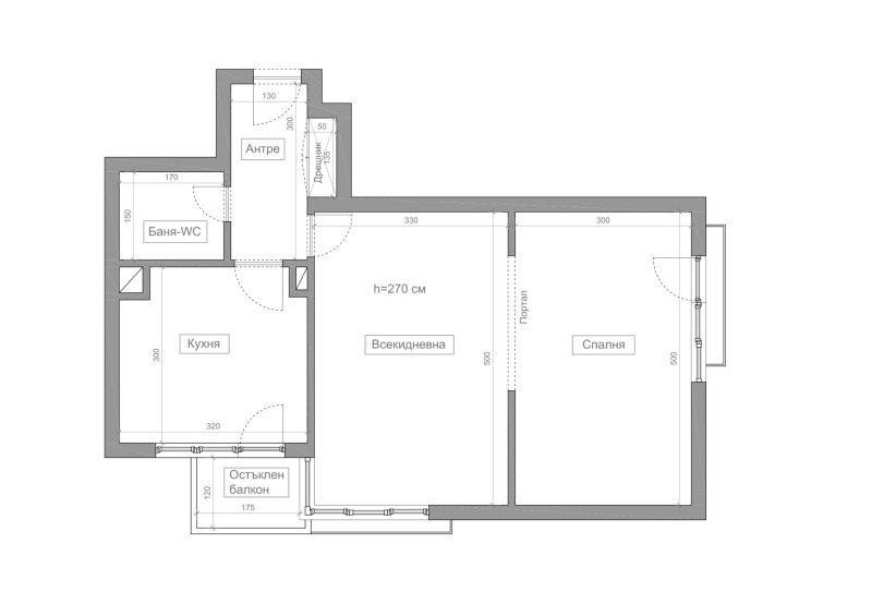 Продаја  1 спаваћа соба Софија , Центар , 60 м2 | 73161478 - слика [5]