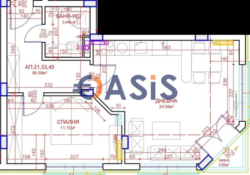 Продава 2-СТАЕН, гр. Бургас, Център, снимка 8 - Апартаменти - 52840145