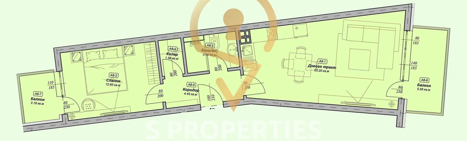 Продава 2-СТАЕН, гр. Варна, Галата, снимка 7 - Апартаменти - 54332666